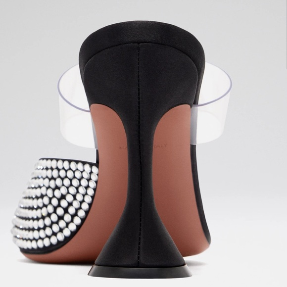 ♠️SOLD♠️ Authentic AMINA MUADDI PALOMA CRYSTAL SLIPPER SANDAL - Picture 5 of 13